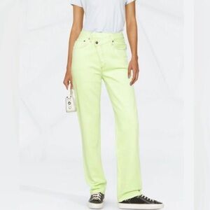 Agolde criss cross jeans